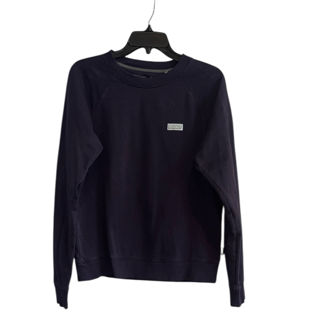Patagonia Purple Ahnya Crewneck Sweatshirt Size Medium - Picture 2 of 8